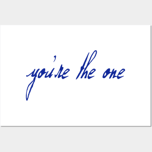 Spike: You're the One (blue text) Posters and Art